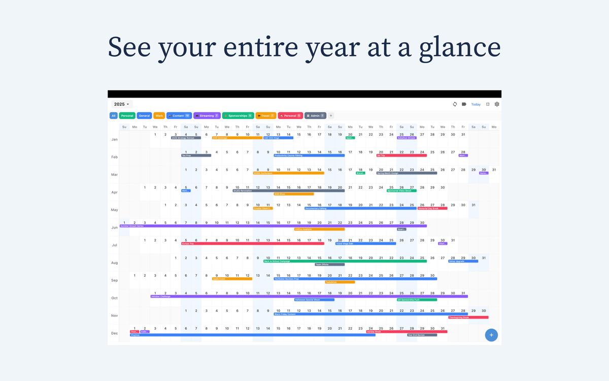 Alternative to Apple Calendar for Year View: What Actually Improves Planning